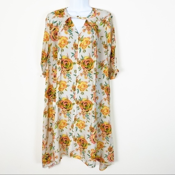 MATILDA JANE Adventure Sunday Best Pastel Floral Dress Oversized Flowy Bohemian - Picture 2 of 9